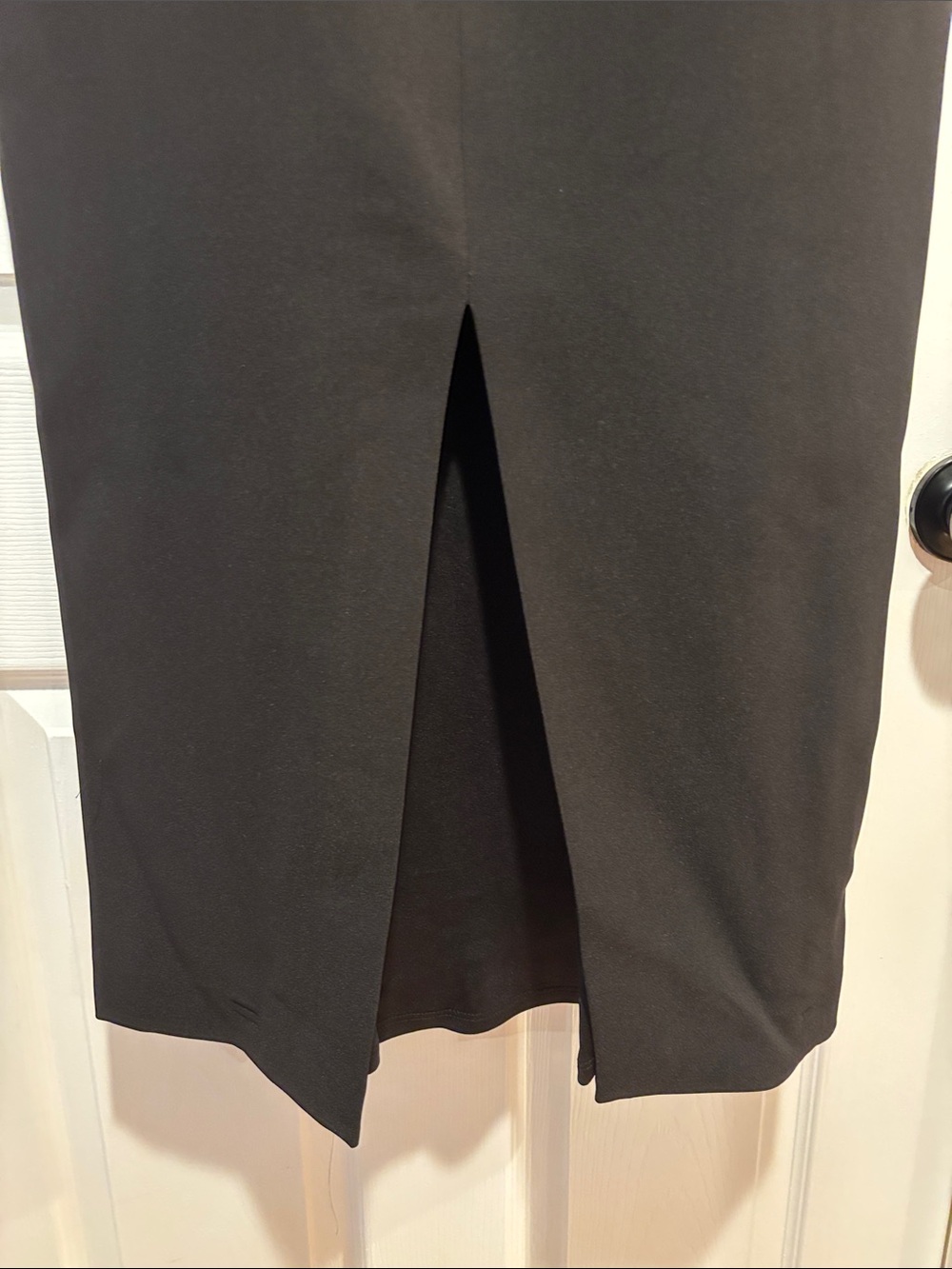 Zara Black Sleeveless Square-Neck Midi Dress - Picture 3 of 4